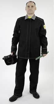 Костюм мужской для защиты от искр и брызг расплавленного металла 3 класс защиты (Аналог костюма ЗЕВС)